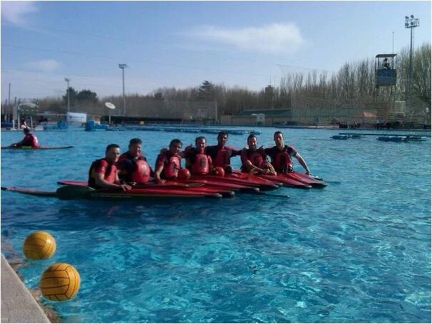 Equipo de kayak polo A. D. Pinatarense