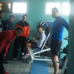 Entrenamiento de gimnasio 19-01-2013