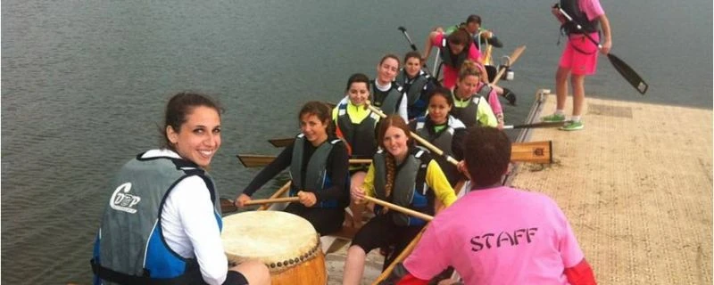 Equipo femenino de Dragon Boat Pinatar